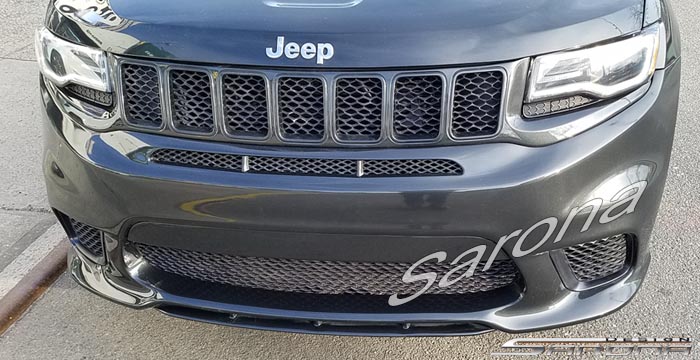 Custom Jeep Grand Cherokee  SUV/SAV/Crossover Front Bumper (2014 - 2021) - $980.00 (Part #JP-022-FB)